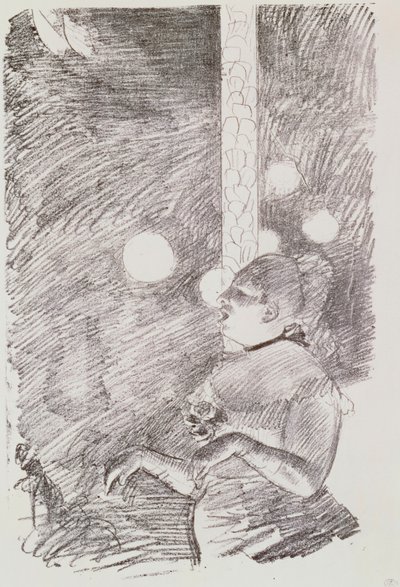 Köpeğin Şarkısı, 1876-77 by Edgar Degas