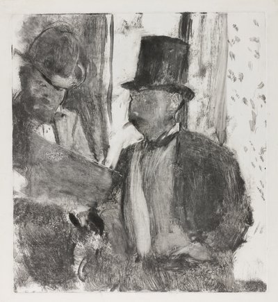 İki Uzman, 1880 dolayları by Edgar Degas