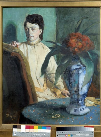 Kadında, Edgar Degas'ın (1834-1917) Potiche Tablosu by Edgar Degas