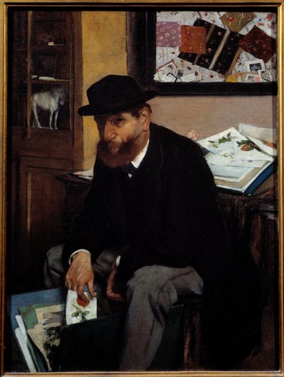 baskı meraklısı by Edgar Degas