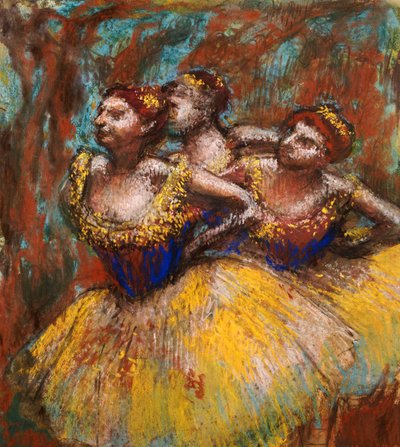 üç dansçı by Edgar Degas