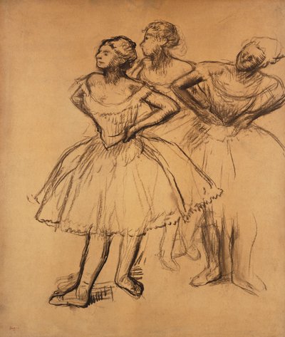 Üç Dansçı; üç Dansçı, by Edgar Degas