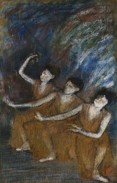 Üç Dansçı, c.1895-98 by Edgar Degas