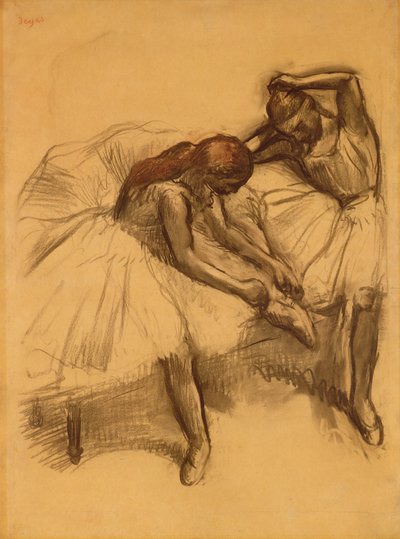 İki Dansçı, 1905 by Edgar Degas