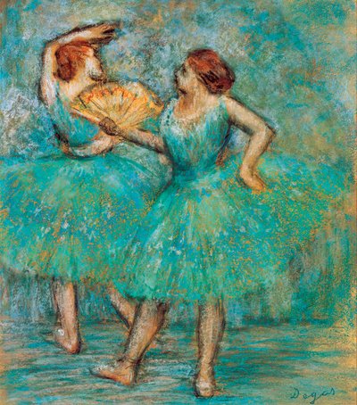 İki Dansçı, c. 1905 by Edgar Degas