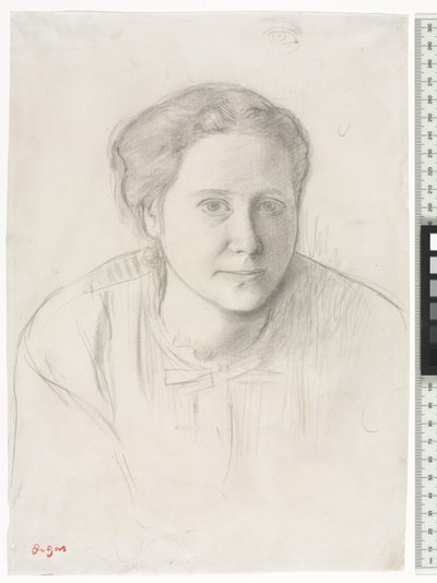Victoria Dubourg, 1866 dolayları by Edgar Degas