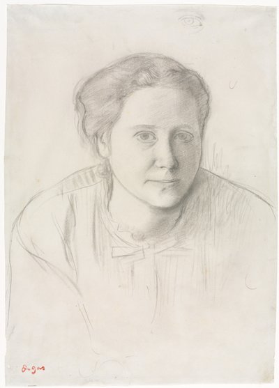 Victoria Dubourg, c. 1866. by Edgar Degas