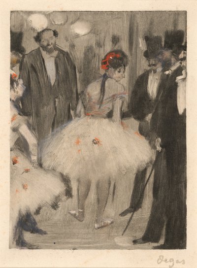 Marquis Cavalcanti Bakarken Virginie Hayran Oluyor by Edgar Degas