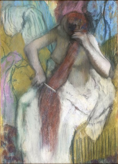 Saçını Taranan Kadın by Edgar Degas
