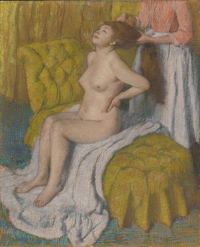 Saçını Taranan Kadın, 1886-88 c. by Edgar Degas