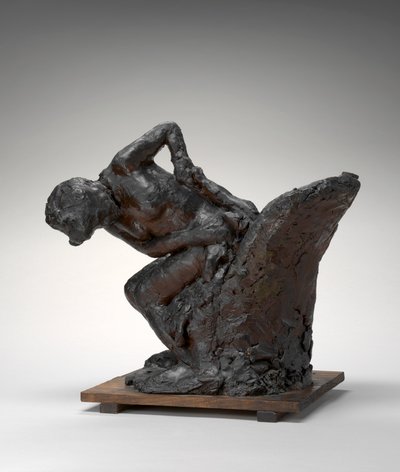 Oturan Kadın Sol Kalçasını Siliyor by Edgar Degas