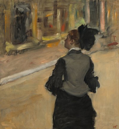 Arkadan Bakılan Kadın by Edgar Degas