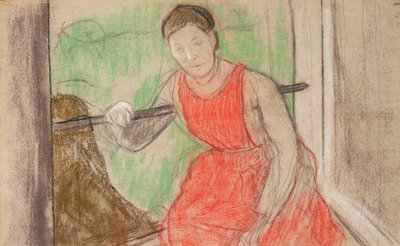 Penceredeki Kadın, by Edgar Degas