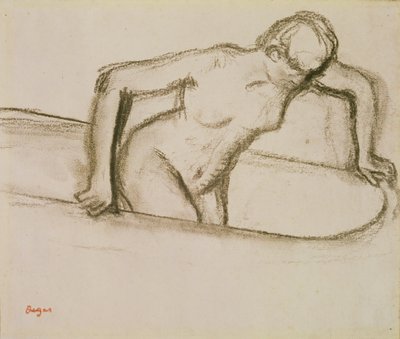 Küvette Kadın by Edgar Degas