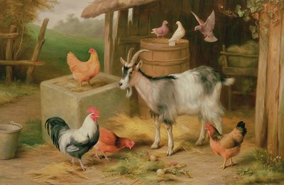 Çiftlik Sahnesi by Edgar Hunt