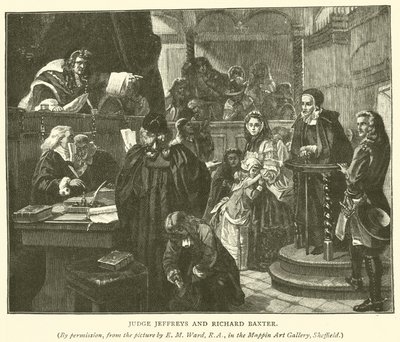 Yargıç Jeffreys ve Richard Baxter by Edgar Melville Ward