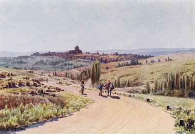 Kuzey İspanya: Avila, Kuzeybatıdan (renkli taş) by Edgar T. A. Wigram