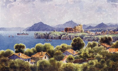 Kuzey İspanya: Castro Urdiales, Bilbao Sahil Şeridi (renkli üyeler) by Edgar T. A. Wigram