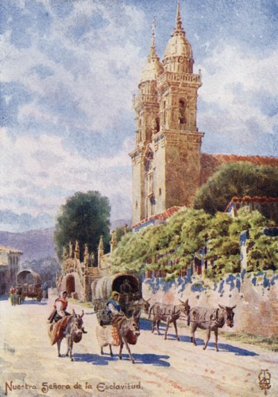 Kuzey İspanya: Our Lady of Slavery (renkli taş) by Edgar T. A. Wigram