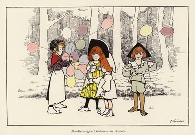 Kensington Bahçeleri, Hava Balonları by Edith Farmiloe