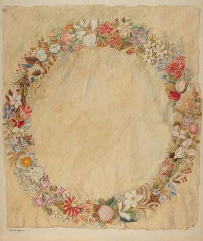 Masa için Mürettebat Nakış by Edith Magnette