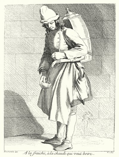 Soğuk mu Sıcak, Kim İçecek İster (gravür) by Edmé (after) Bouchardon