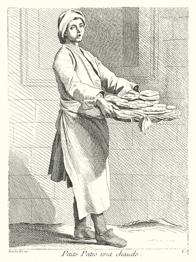 Pastacı (gravür) by Edmé (after) Bouchardon