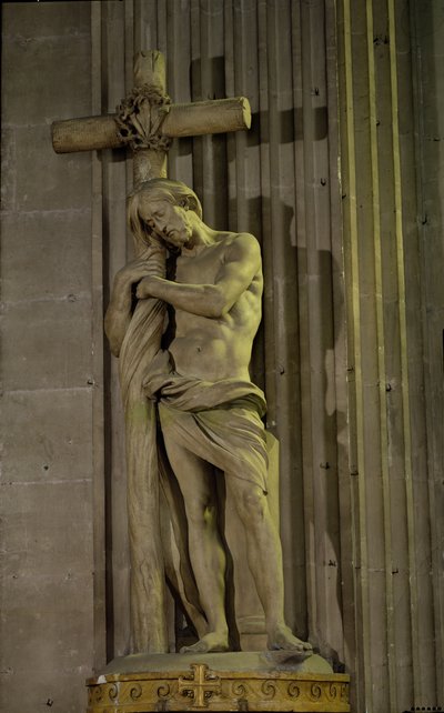 Sütundaki İsa by Edmé Bouchardon