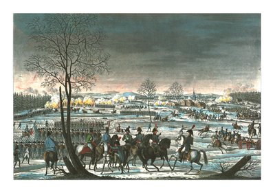 Hohenlinden yakınlarında savaş, 3 Aralık 1800, c1850. by Edme Bovinet