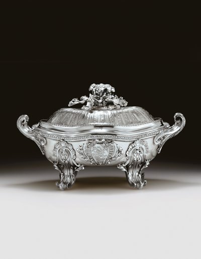 Louis XV kase, kapak ve astar by Edme-Pierre Balzac