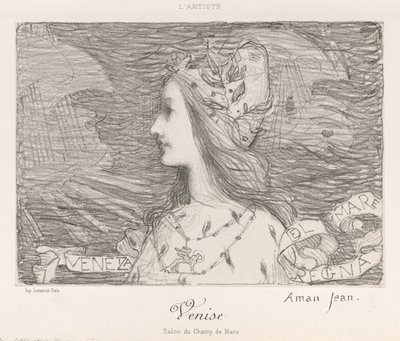 Venedik, 1892. by Edmond François Aman Jean