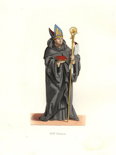 Benediktin başrahibi by Edmond Lechevallier Chevignard