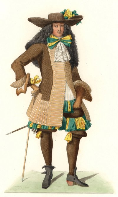tören elbiseli Fransız beyefendi by Edmond Lechevallier Chevignard