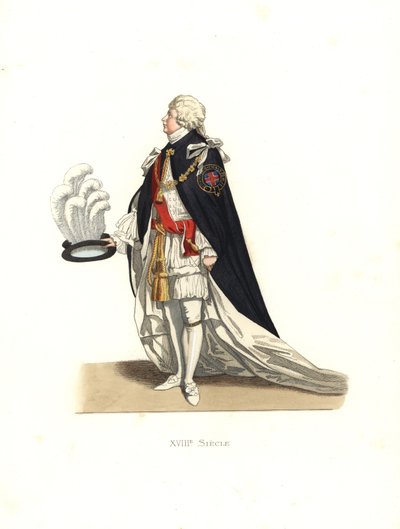 George Frederic Auguste, Galler Prensi, İngiltere by Edmond Lechevallier Chevignard