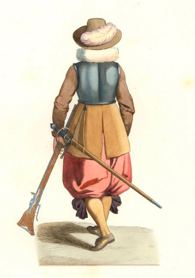 Fransız Flandre Silahşörü by Edmond Lechevallier Chevignard