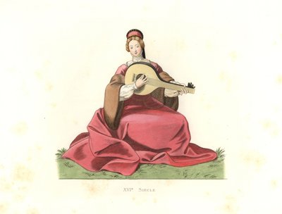 Soylu kadın, İngiltere by Edmond Lechevallier Chevignard