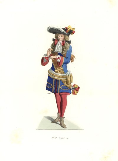 Kraliyet memuru, Fransa by Edmond Lechevallier Chevignard