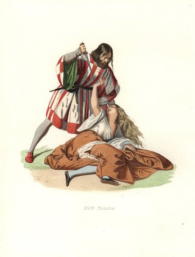Venedikli adam karısını öldürdü by Edmond Lechevallier Chevignard