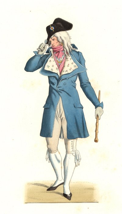 18. yüzyılın İnanılmazları tarzında doğan genç Fransız adam, Carle Vernet