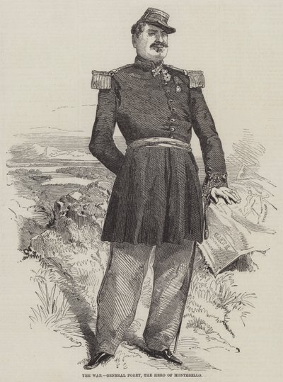 Savaş, General Forey, Montebello Kahramanı by Edmond Morin