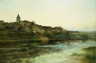 Bir Fransız Nehir Kasabası by Edmond Petitjean