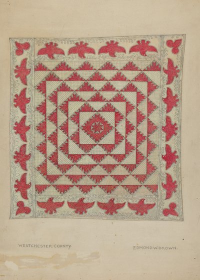 Patchwork Yorgan by Edmond W. Brown