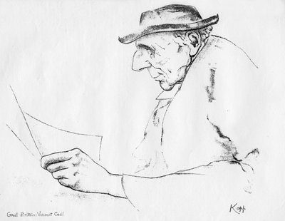 Vikont Cecil, İngiliz devlet adamı, 1935 by Edmond Xavier Kapp