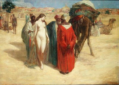 Kadın Köle (tuval üzerine yağlı boya) by Edmund Astonberg Hoffman