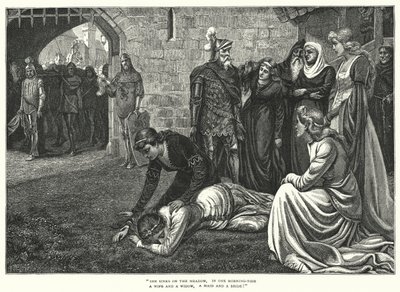 Malahide Gelini (gravür) by Edmund Blair (after) Leighton