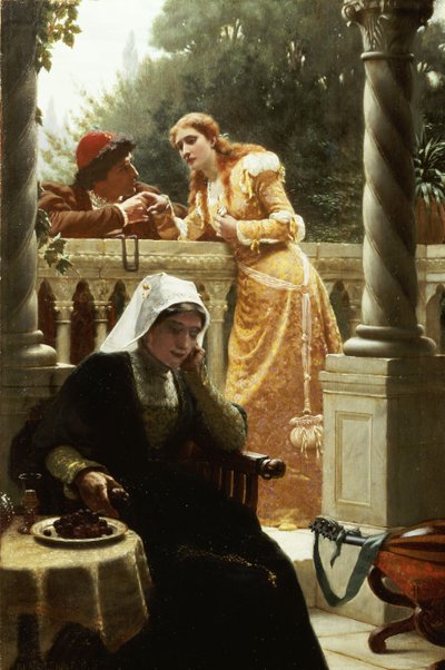 Çalınan Bir Röportaj, 1888 by Edmund Blair Leighton