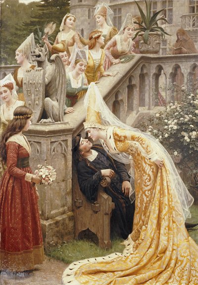 Alain Chartier, 1903 by Edmund Blair Leighton