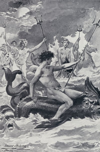 Goethes Faust için İllüstrasyon by Edmund Bruning