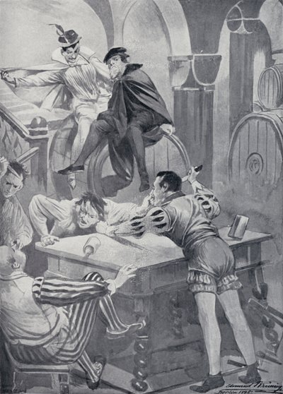 Goethes Faust için İllüstrasyon by Edmund Bruning
