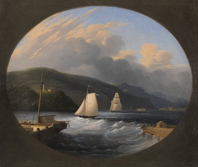 Cornwall Çıkarması, Hudson Nehri, 1851 by Edmund C. Coates